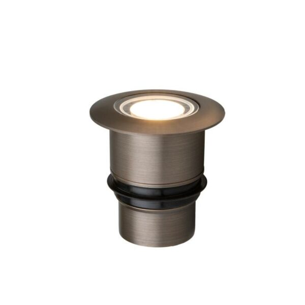 FX Luminaire Cora CN-51 4W MR16 2700K LED In-Grade Well Light Ring, Bronze (CN-51-LED20WFL-RG-AB)