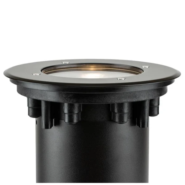 FX Luminaire XN-70 18W ZD 2700K Black Grande In-Grade Well Light (XN-70-ZD-H1-W-FL-RG-FB)