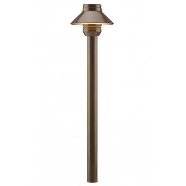 FX Luminaire SP 12" Brass Path Light Bronze Finish 1.6W 2700K LED (SP-LED20W-12R-BZ)