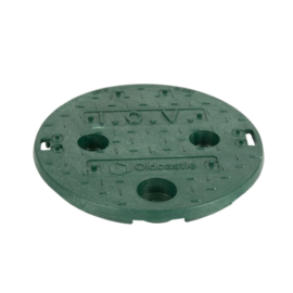 Oldcastle Precast 708 Carson 6 in Round Green Lid for Valve Box (07084125)