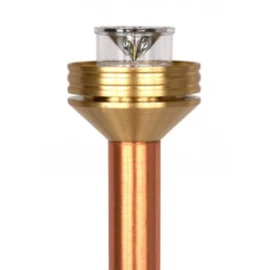 FX Luminaire Grande 12" LED Riser Natural Copper Finish 4.2W 2700K LED (G1-LED-12-RA-CU)