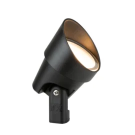 FX Luminaire EVO EW-31 1W G4 LED Petite Black Composite Wall Wash Light SKU EW-31-E3W-BC