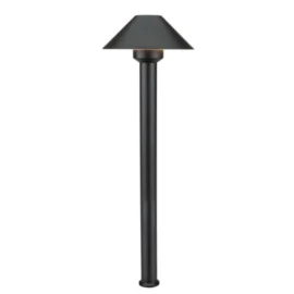 FX Luminaire EVO EP-31 15" 1W G4 LED Petite Black Composite Path Light SKU EP-31-E2W-12R-BC