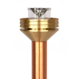 FX Luminaire P-1LED-12RA-CU Petite 1LED 12" Riser | Natural Copper (P-1LED-12RA-CU)